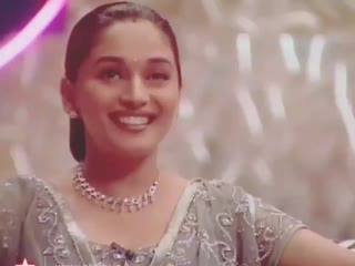 fan video from fan madhuri piyumi. the smile of madhuri dixit. mature