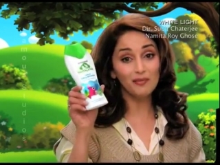 madhura dikshit in emami baby powder advertisement