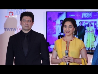 uncut - tata sky dance studio launch madhuri dixit shriram nene tata sky mature