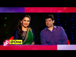 madhuri dixit and sriram madhav nene celebrate diwali with zoom - bollywood news mature